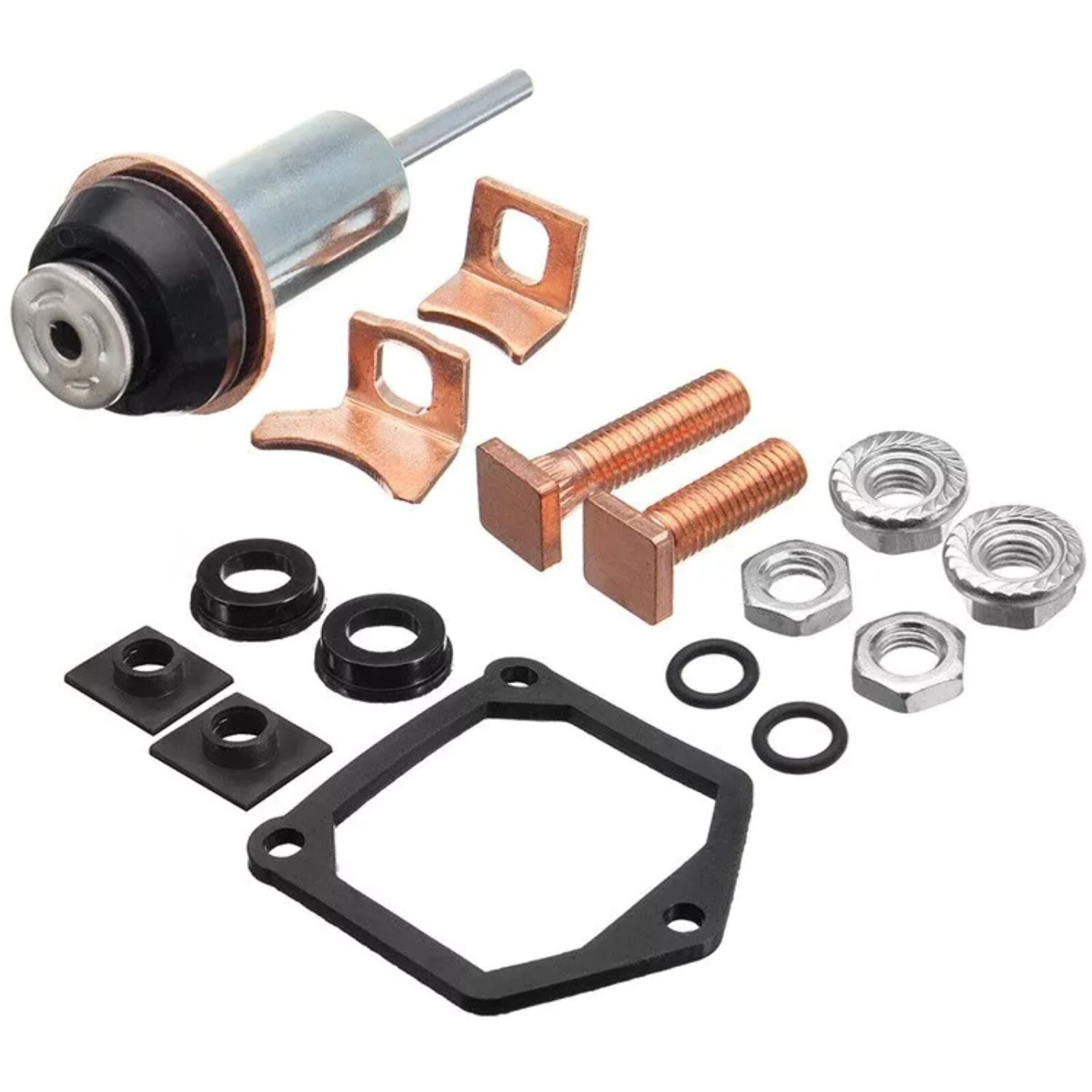 228000-6660 Starter Solenoid Repair Rebuild Kit Plunger Contacts Set For Toyota