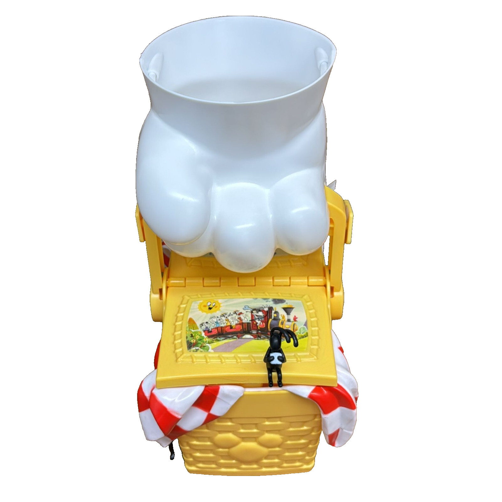 Disney Parks Mickey & Minnie's Runaway Railway Picnic Basket Popcorn Bucket