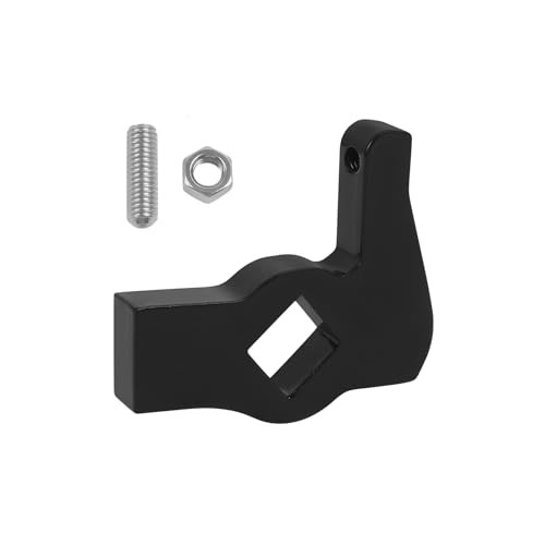 Adjustable Kickstand Stop Jiffy Stand Leg Stop Replacement For Harley black