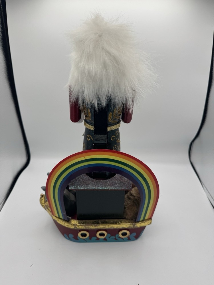 Vtg Bombay Noahs Ark Nutcracker With Animals