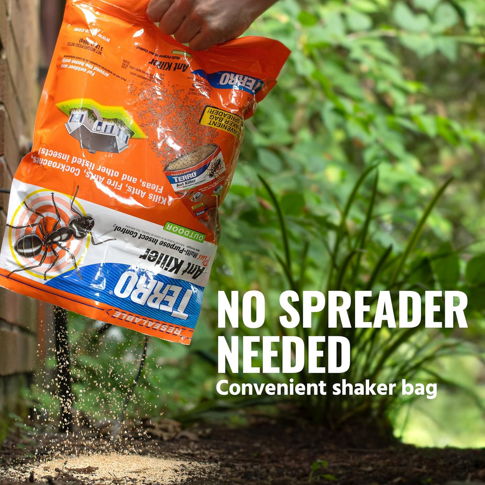 TERRO Ant Killer plus Multi-Purpose Insect Control for Outdoors - Kills Fire Ant
