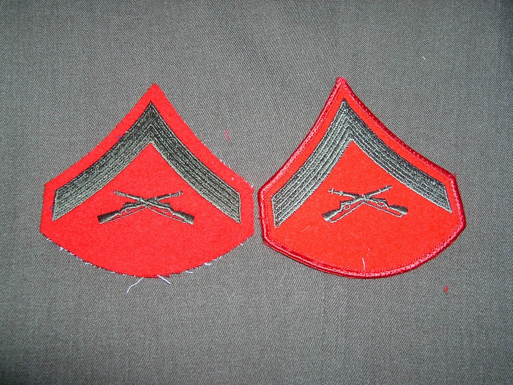 USMC Lance Corporal winter service variation pair