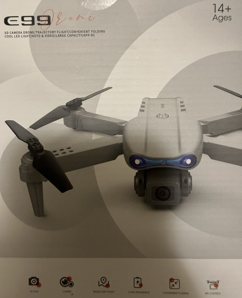 Drone Remote Control with 4K Dual Camera WiFi Foldable Quadcopter