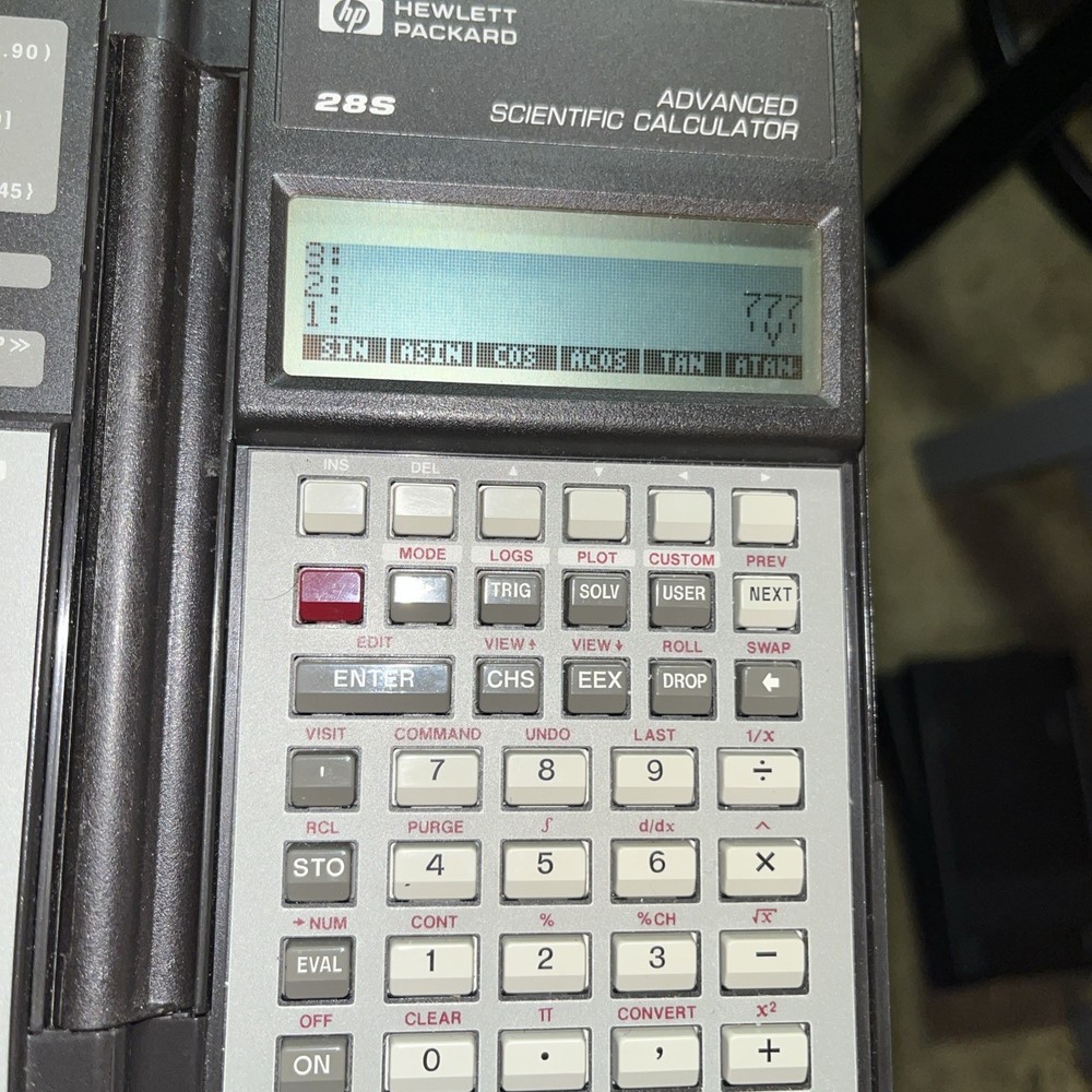 ✅✅ HP 28S Advanced Scientific Calculator Clamshell Design Working 🔹