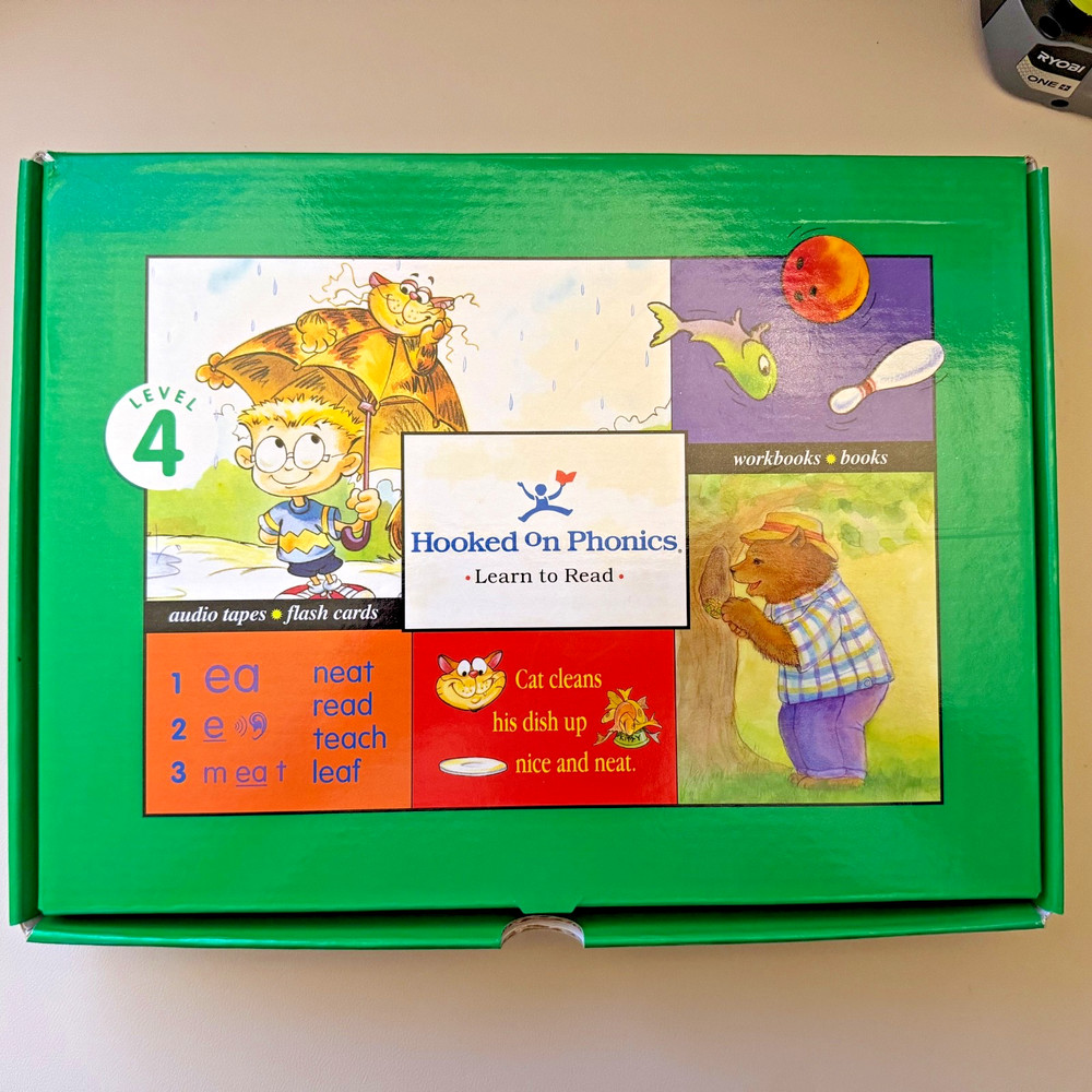 NEW Open Box | Hooked on Phonics Learn to Read Level 4