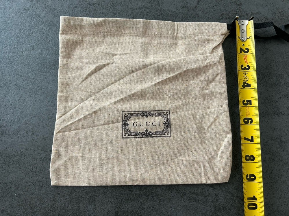GUCCI Draw String Dust Bag 9 x 9 Inch
