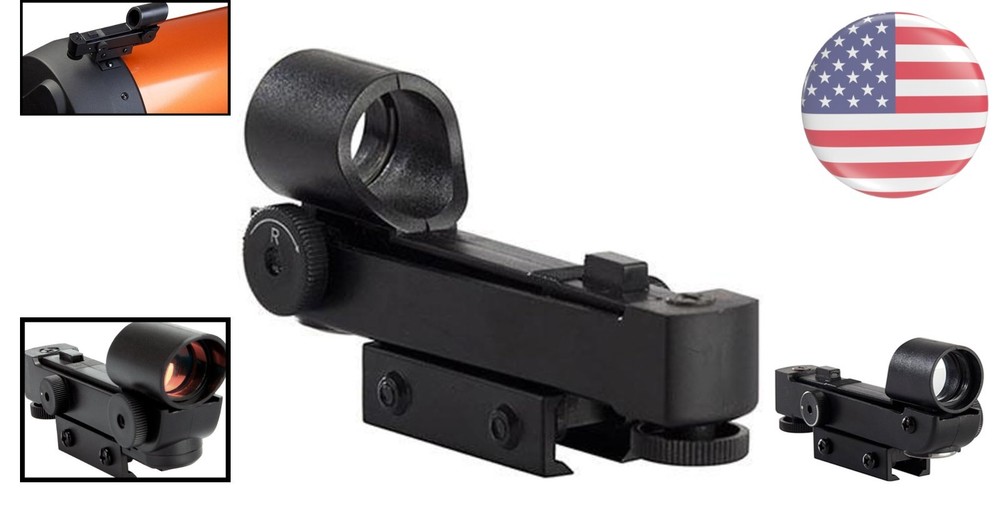 Compact StarPointer Finderscope with Adjustable Red Dot for Astronomical Viewing