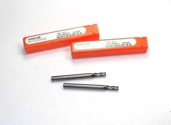 Hertel Carbide Square End Mills 5/32" 4FL 2" USA HCM40130B (2 Pcs)
