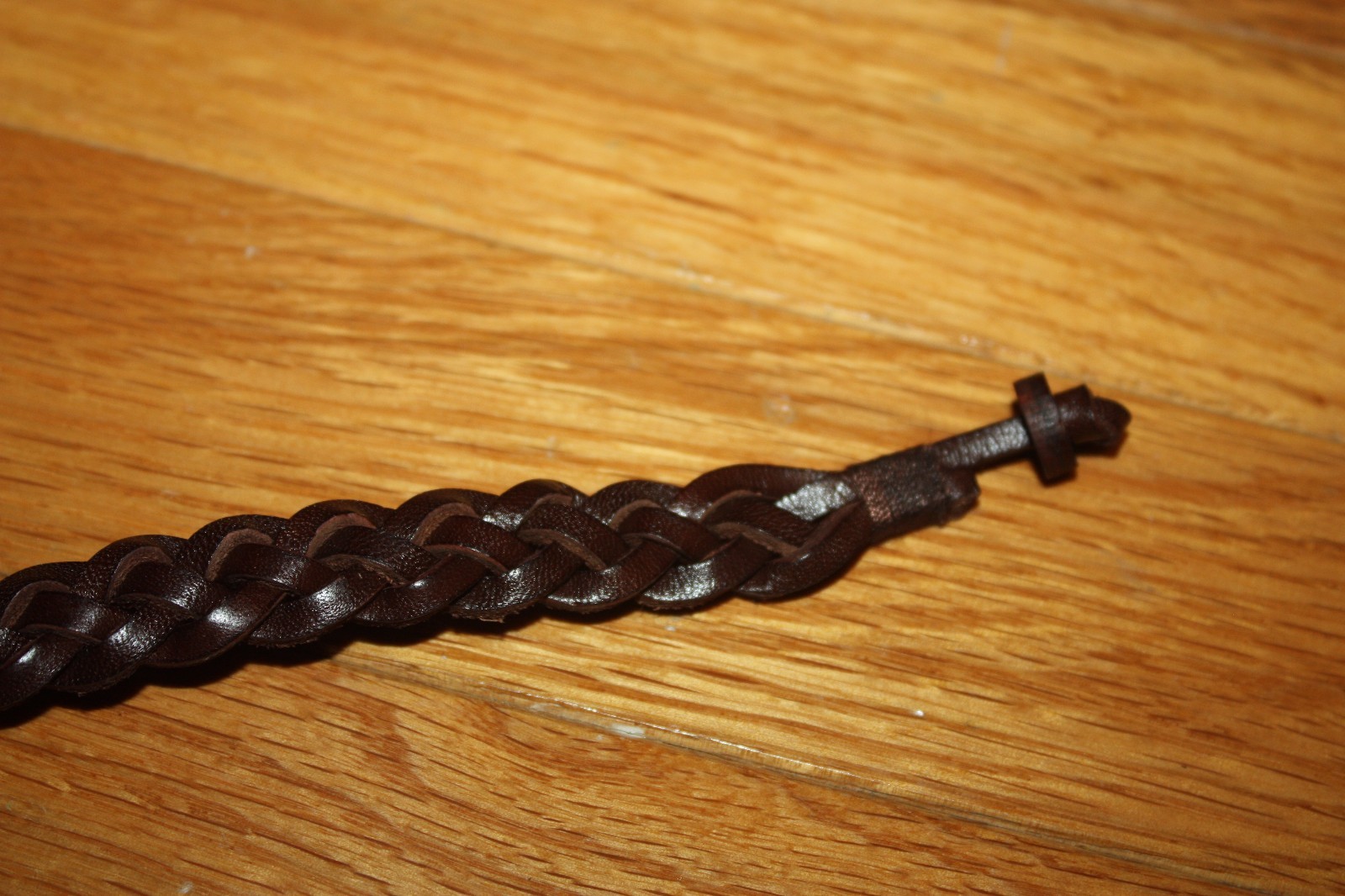 New POLO Ralph Lauren UNISEX Braided Leather Wrist Strap Bracelet Black OR Brown