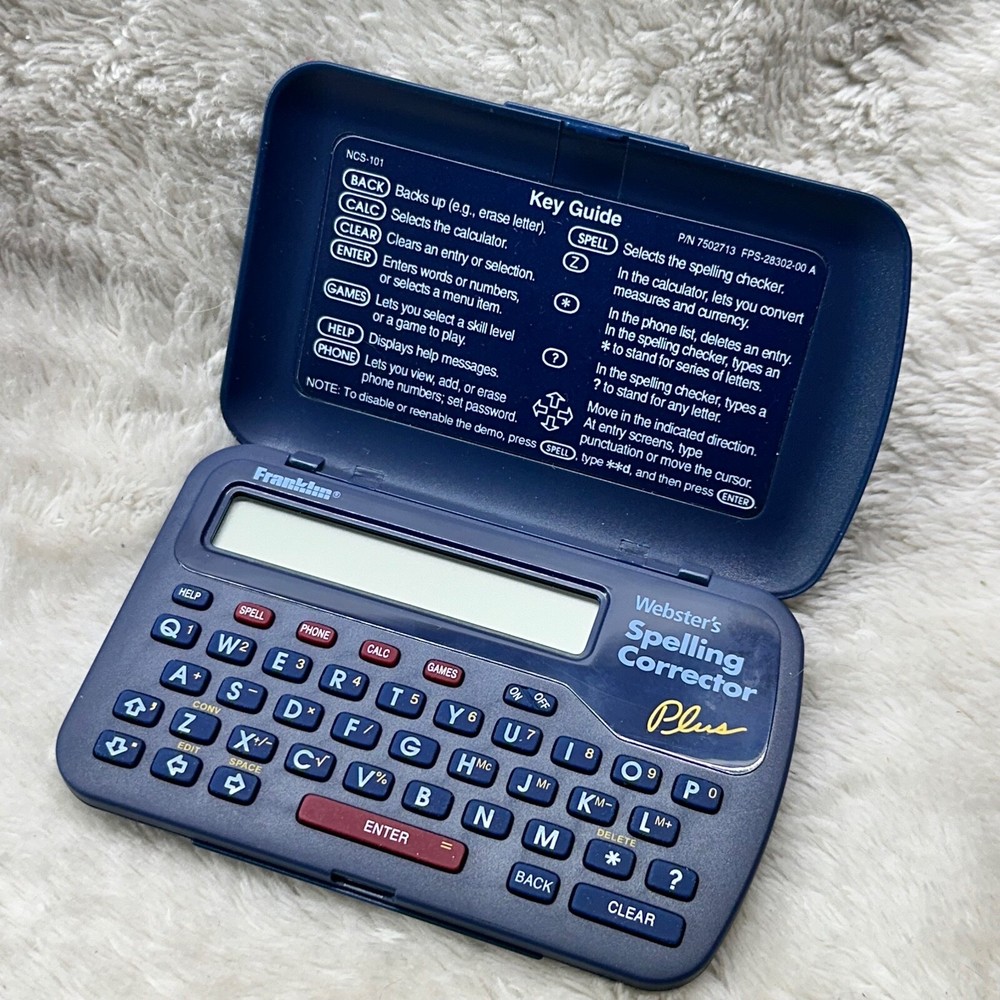 Franklin NCS-101 Webster's Spelling Corrector Plus  VTG Working Condition