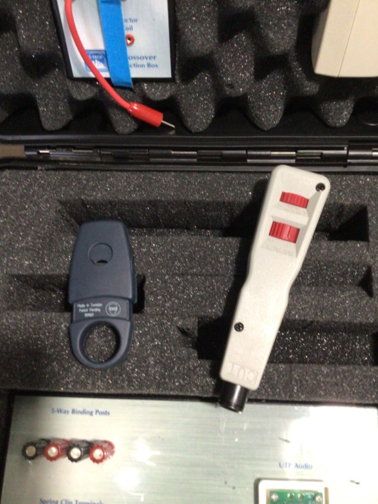 C-Tech Training Tester Case system kit home audio ?? copper cable ??