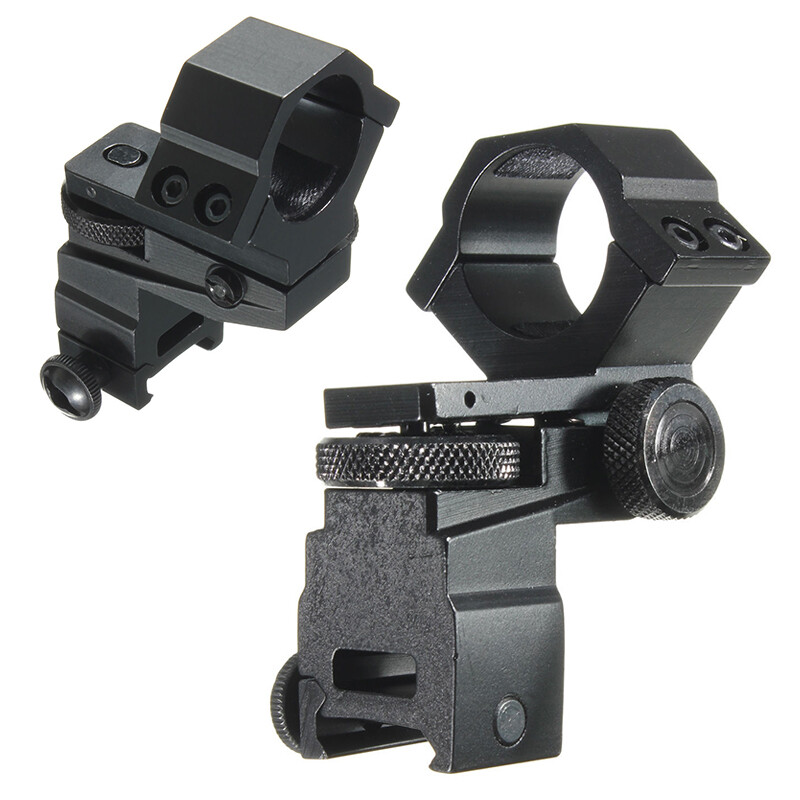 HOT 25.4mm Ring Tactical Flashlight Laser Sight Rifle Scope Mount Adjustable