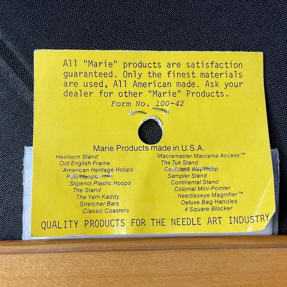 New! Needlepointer Rotating Scroll Frame Needlepoint Crewel Embroidery Model 125