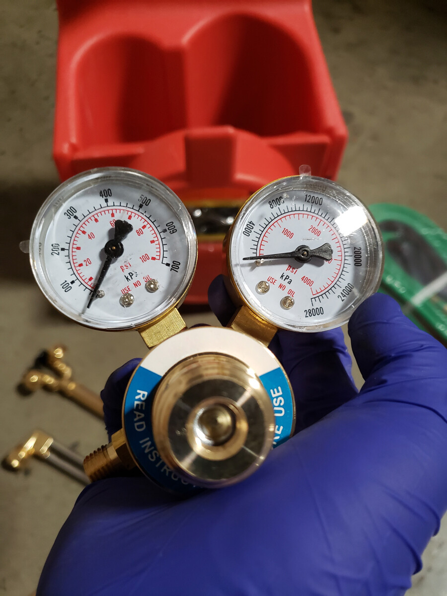 Portable Welding Oxygen Acetylene Torch Kit with Carrying Tote -No Tanks