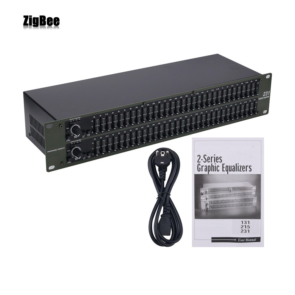 231 Dual 31 Segment Equalizer Professional Equalizer for Home KTV