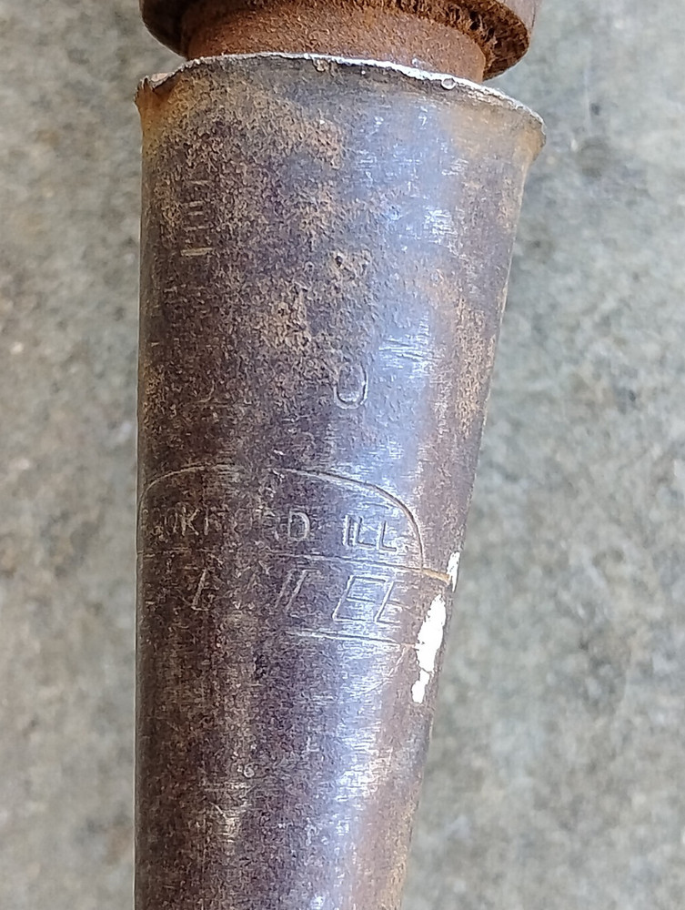 VTG. GREENLEE 1/2” BEVELED EDGE SOCKET CHISEL