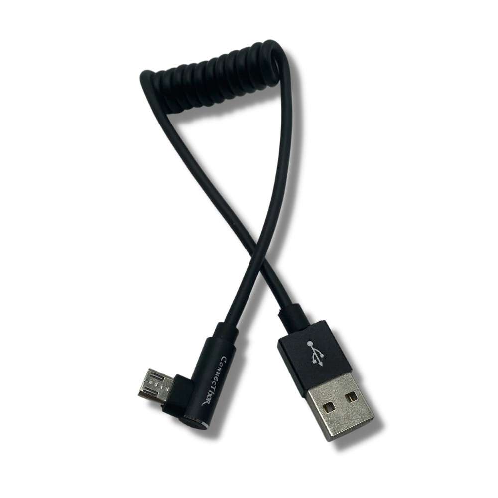 ConnecThor USB 2.0 - Micro USB Coiled Cable