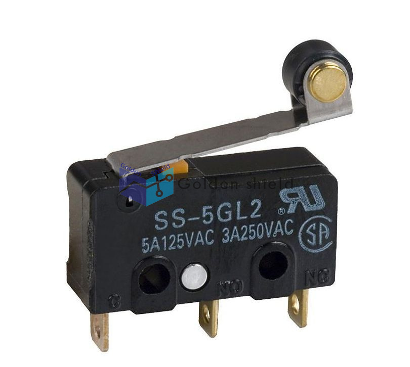 10x  SS-5GL2 Subminiature Basic Switches SPDT Hinge roller lever 0.49N 5A #