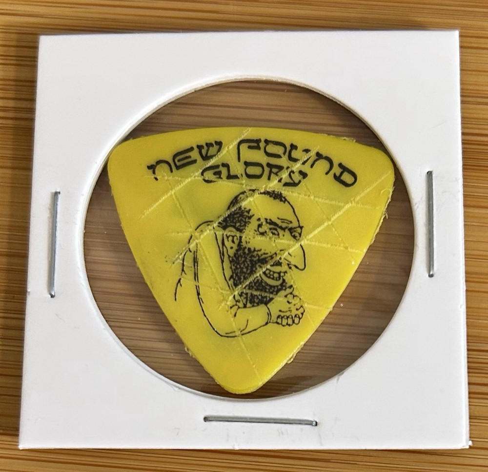 New Found Glory Tour Guitar Pick - Stage Used