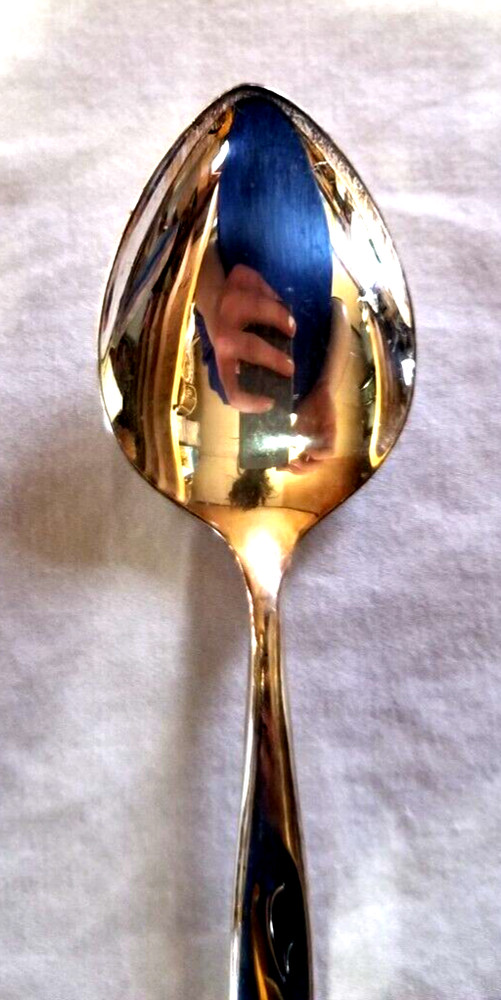 Oneida Community Flight Pattern Silver Plate 8 Dinner Table Spoons VTG 1963