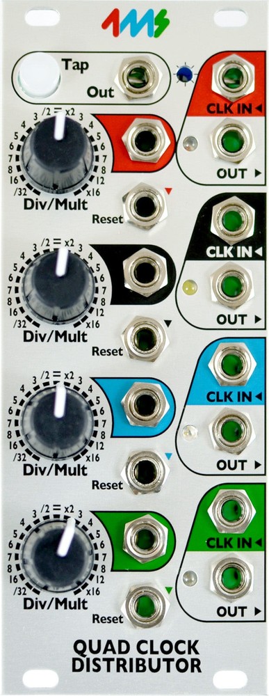 4MS QUAD CLOCK DISTRIBUTOR QCD : NEW : [DETROIT MODULAR]