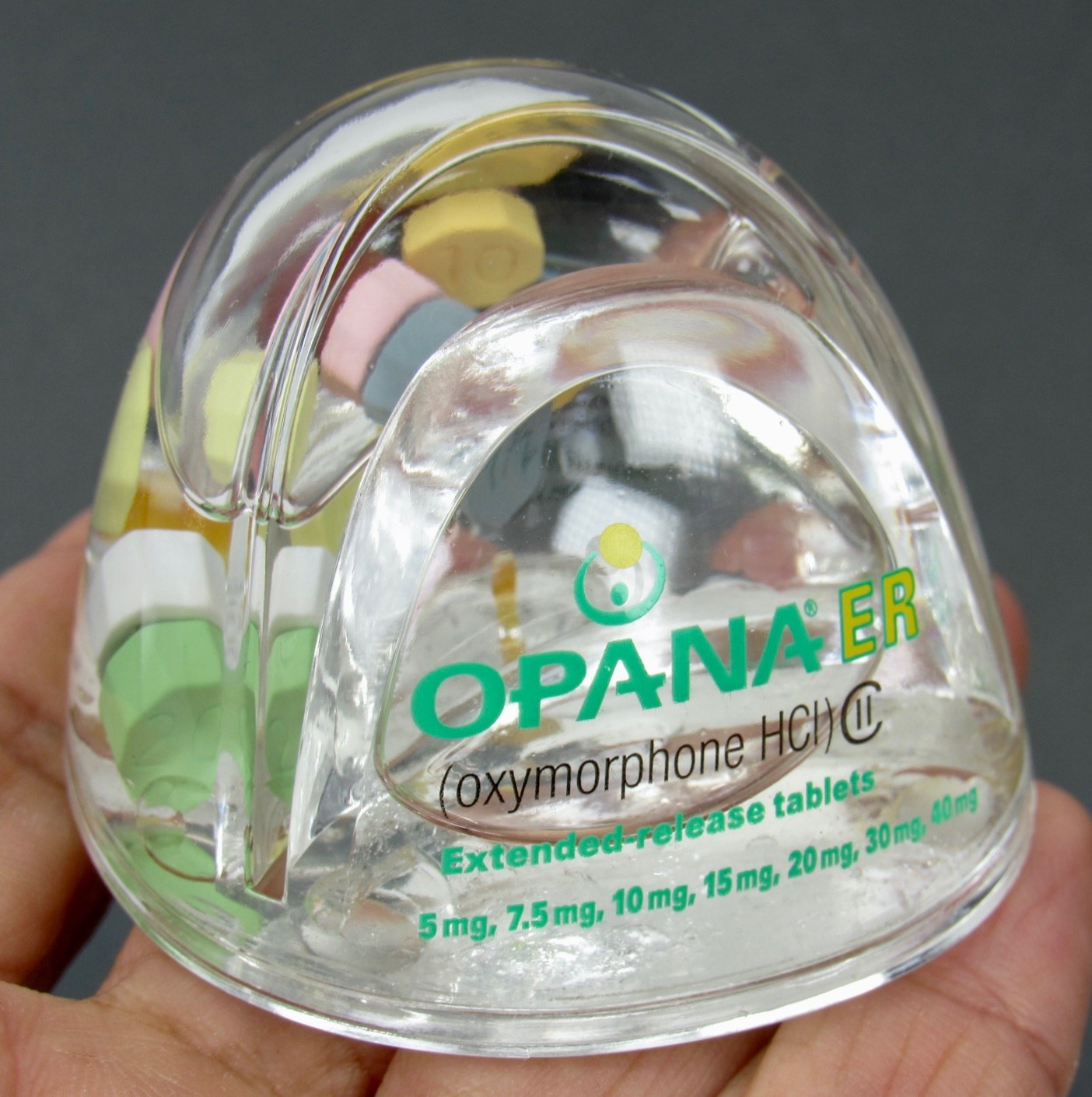 OPANA Lot Clock Pens Magnets Floating Pills Note Holder Drug Rep Pharmaceutical