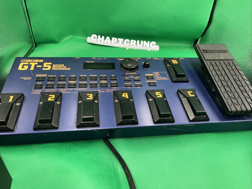 BOSS GT-5 Multi Effects Guitar Processor Pedal MIJ Tested Working