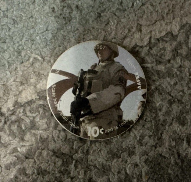 2007 - 10 Cent - AAFES Pog