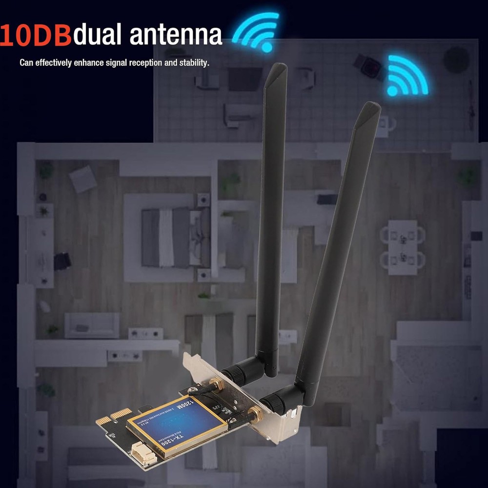 Wireless Network Bluetooth 4.0 Card Built In Bt 4.0 Technology TX-1200 Model