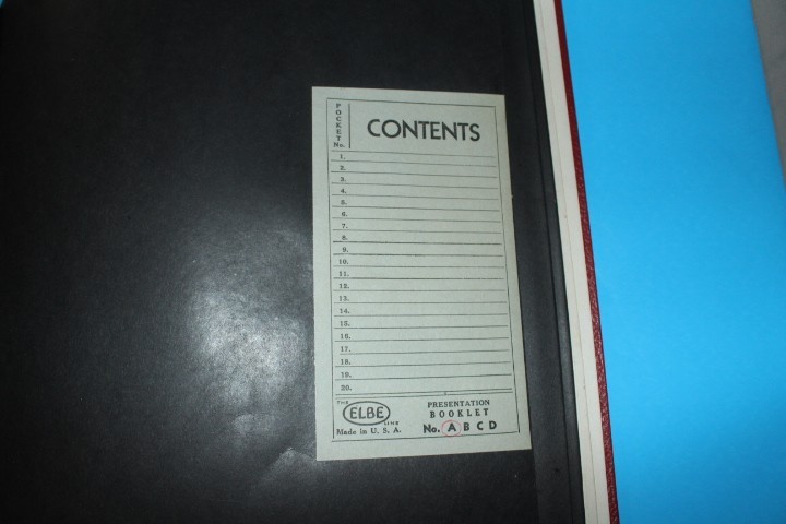 Elbe Red Washington Presentation A 100 Glassine pages springback BlueLakeStamps