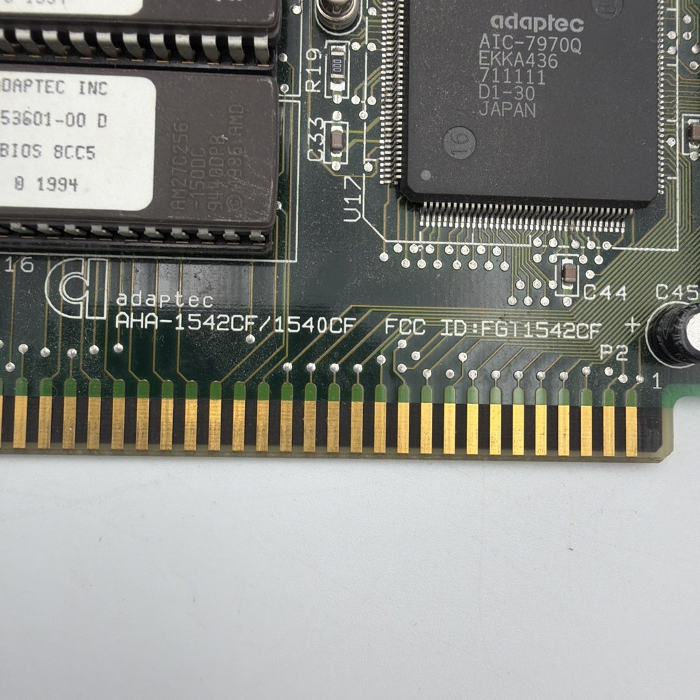 Adaptec AHA-1542CF ISA SCSI Controller Card 16-Bit Vintage PC Tested Working