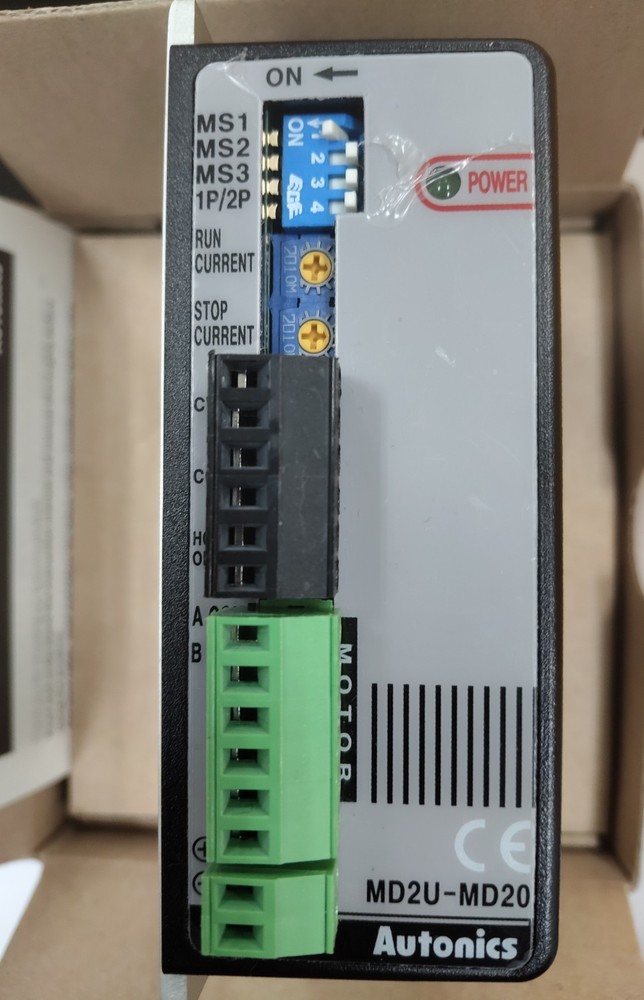 Autonics MD2U-MD20 Stepper Motor Driver 2-Phase 24-35VDC 2A Microstep Open Box