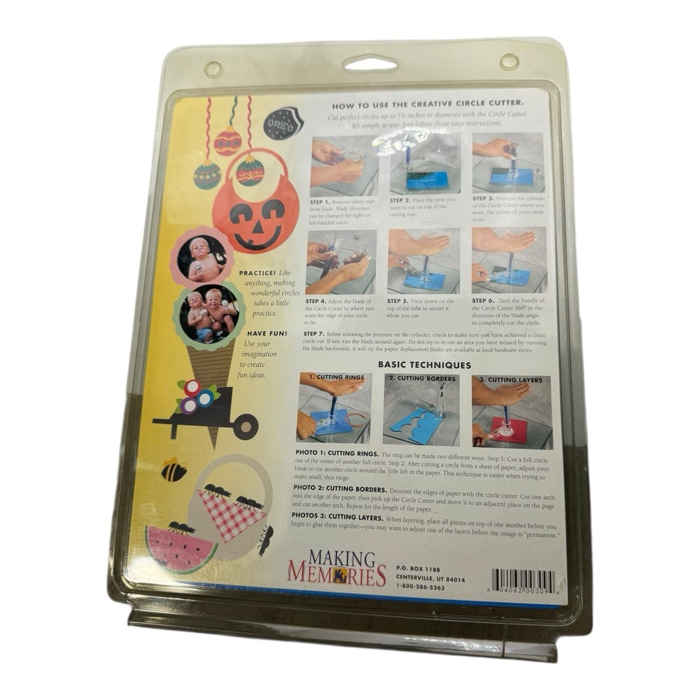 Creative Circle Cutter with Cutting Mat – Making Memories – Scrapbooking Tool