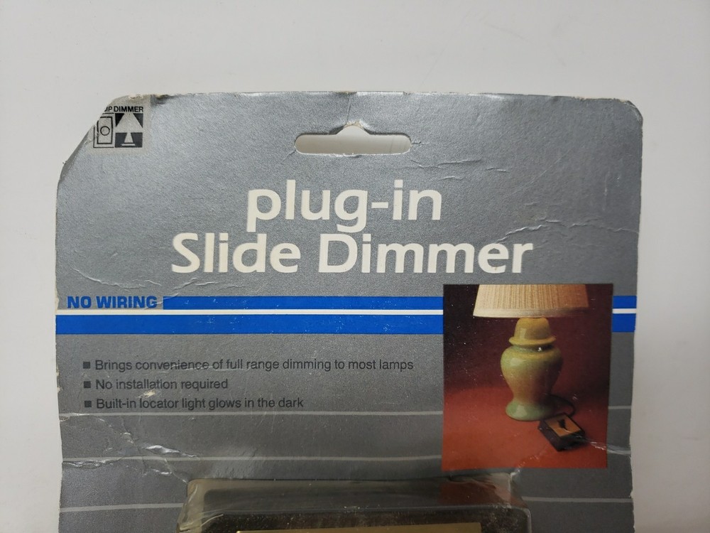 Leviton Plug-In Slide Dimmer Cat. No. 805-6356