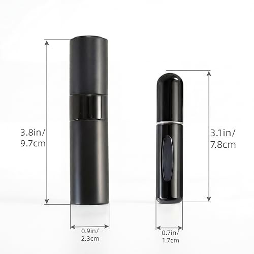 8Ml Atomizer Perfume Travel Size Spray Bottle Empty Refillable (3 Pcs) 5Ml