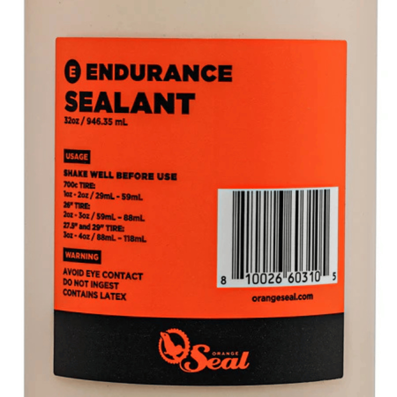 Orange Seal 32oz Endurance Tubeless Bike Tire Sealant Refill