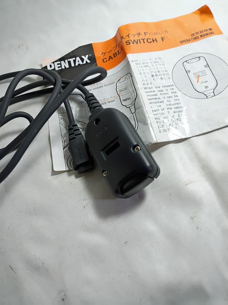 Pentax Cable Switch Type F Remote Shutter Release w/ Manual