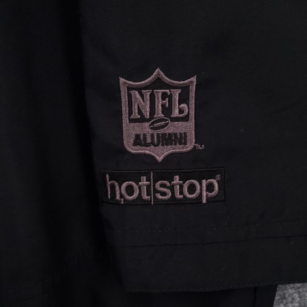 Zero Restriction Golf Outerwear Jacket Mens Large Black NFL Windbreaker Pullover