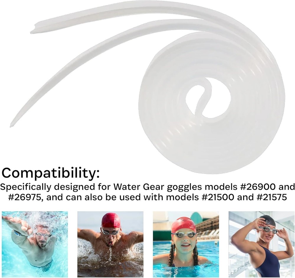 High-Performance Italian Silicone Goggles Strap - Adjustable & Comfortable Fit