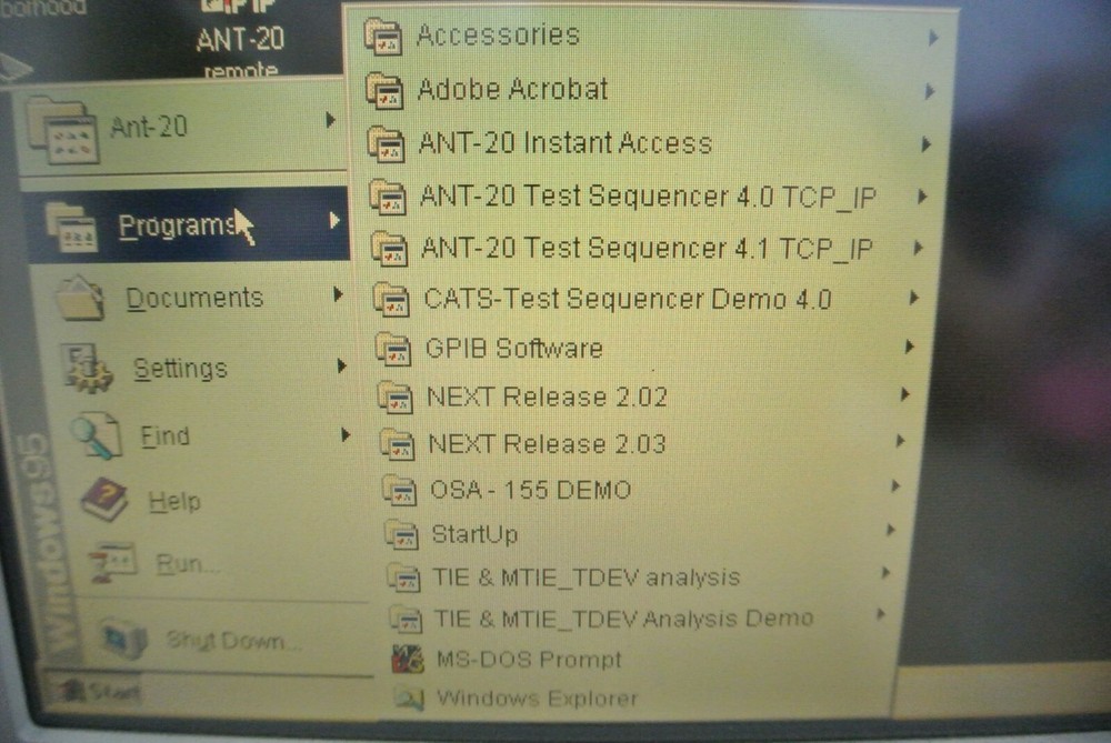 WWG Acterna ANT-20SE Advanced Network Tester W/ Jitter Analyzer/Generator