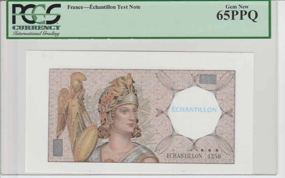 PCGS France -Echantillon Test Note 63PPQ