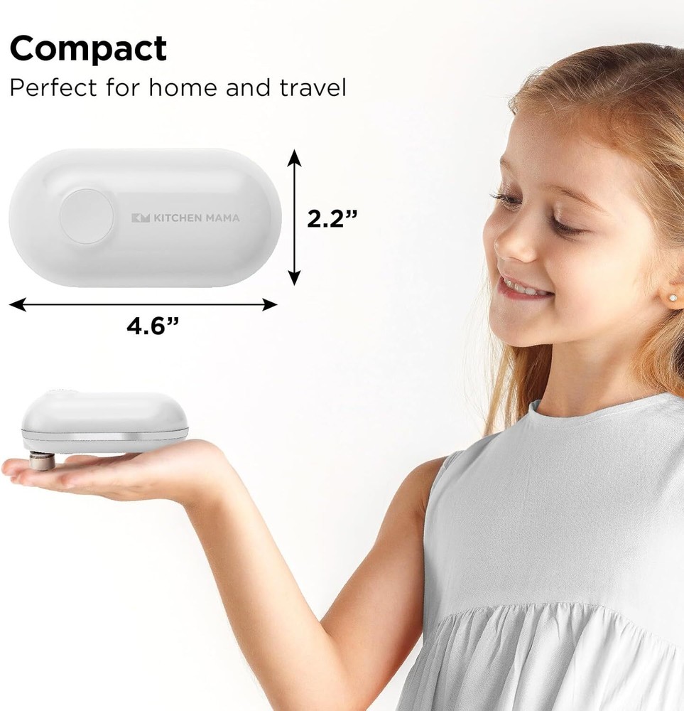 Rechargeable Electric Can Opener: Compact Design, USB-C Charging