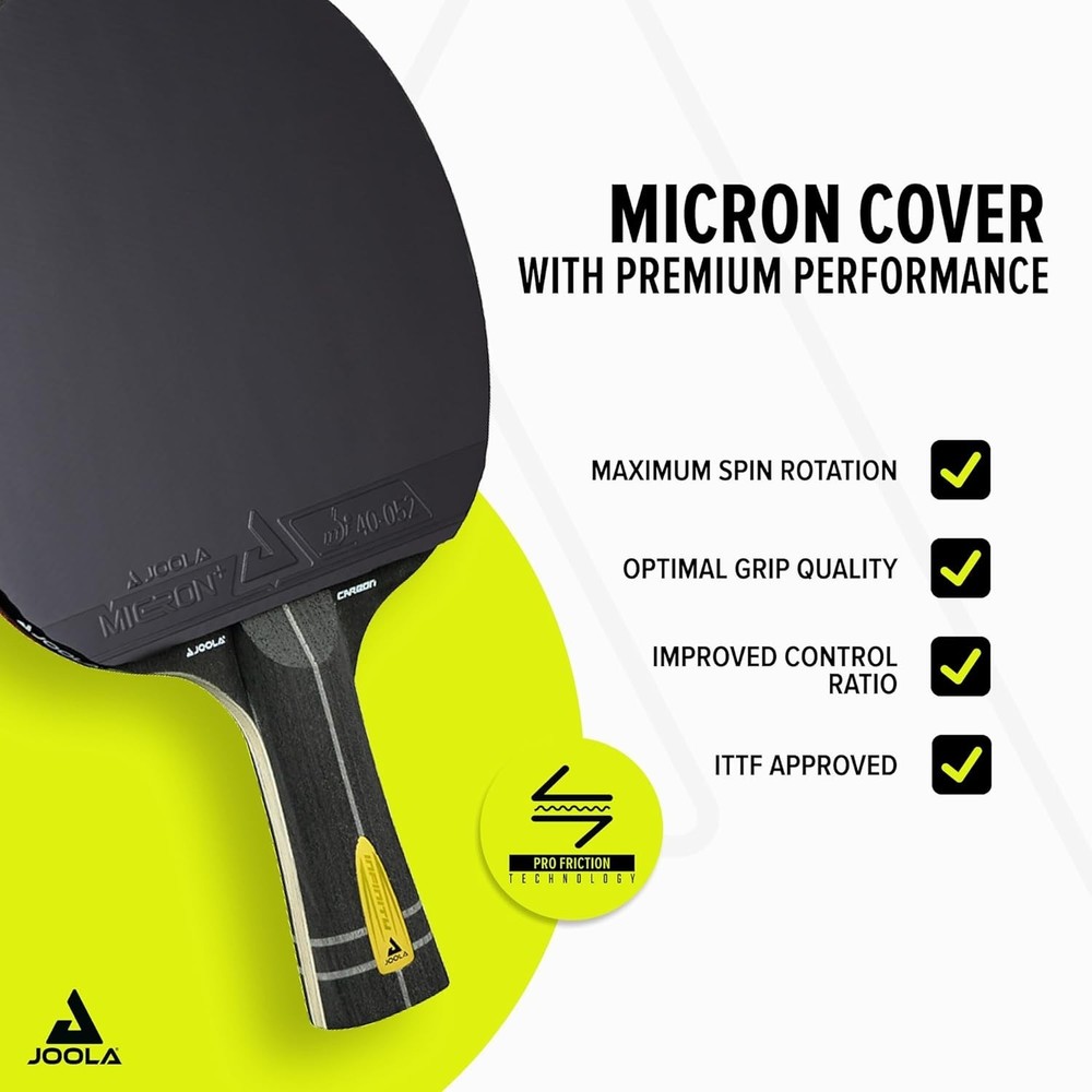 Joola Infinity Carbon Professional Ping Pong Paddle - Speed & Control Unleashed