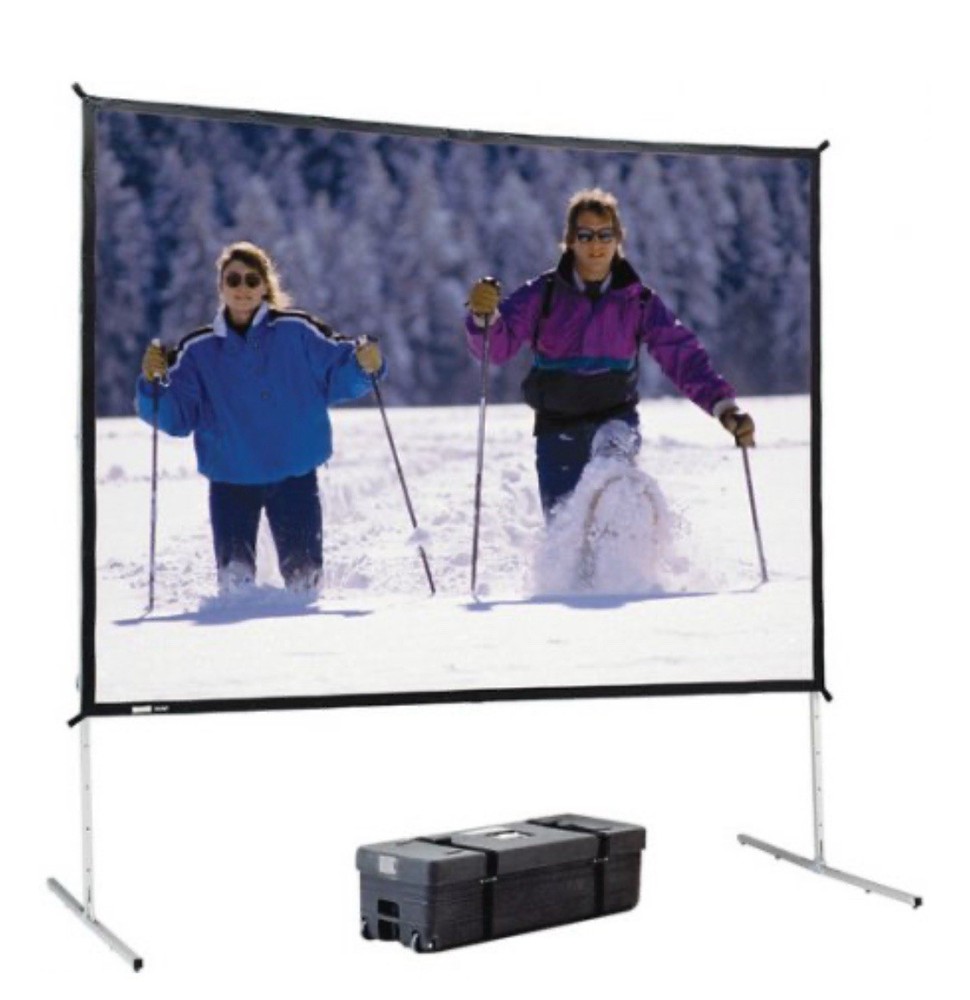 Da-Lite fast fold screen  56.5 X 90.5
