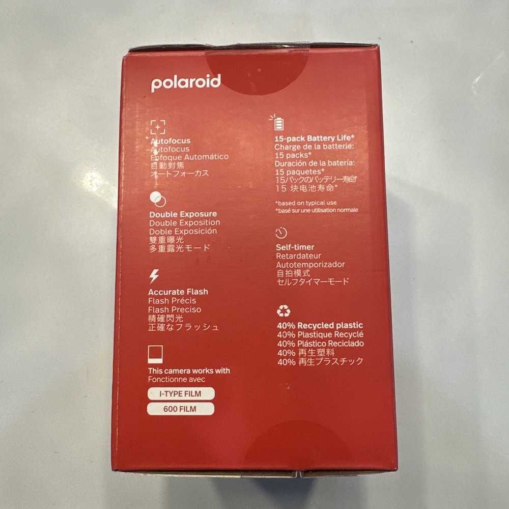 Polaroid NOW Instant Camera Generation 2 (Red)