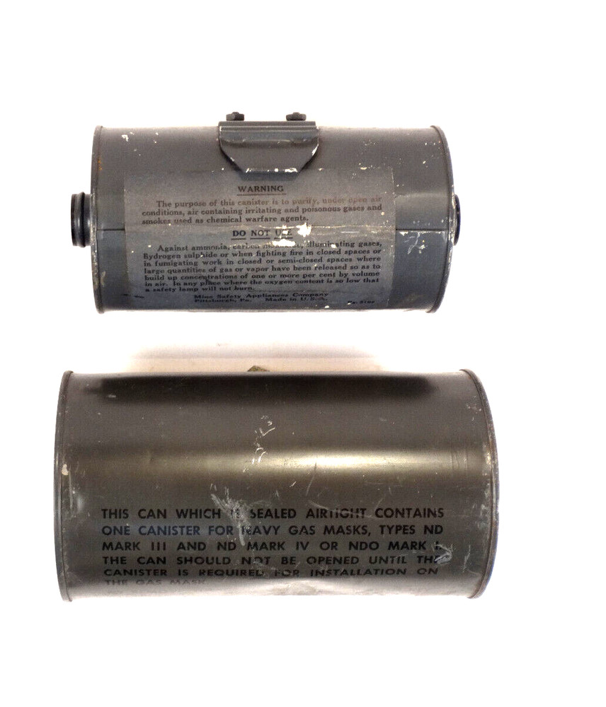 US Navy Mark III Gas Mask Filter
