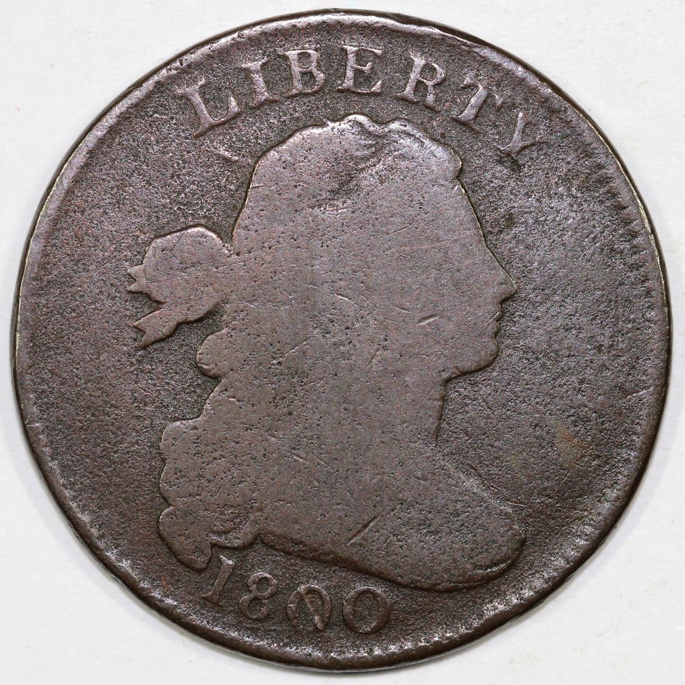 1800 1c S-211 Draped Bust Large Cent