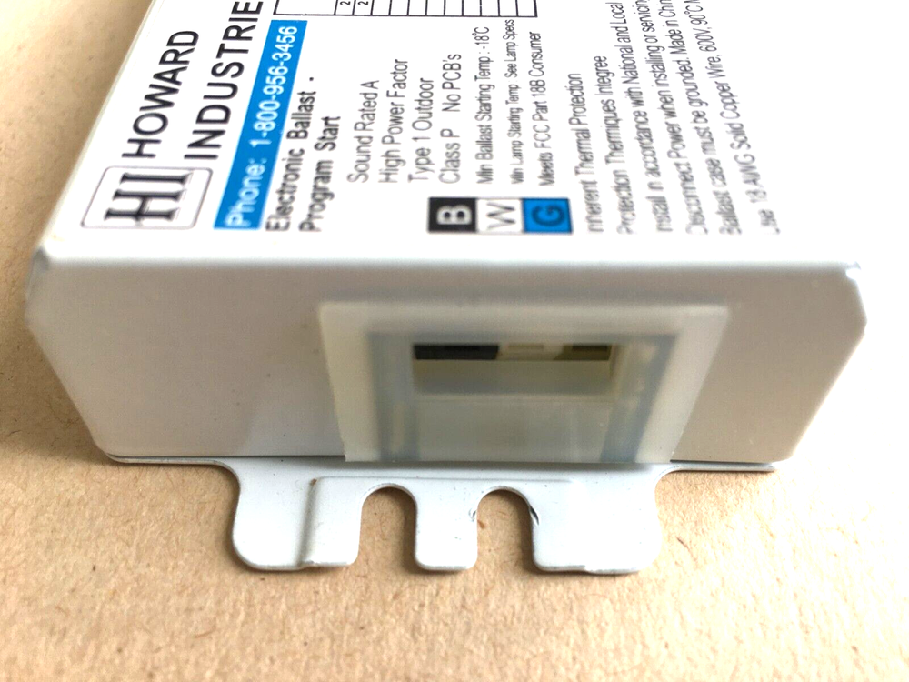 Compact Flurescent Electronic ballast Howard Industries EP2/26CF/MV/2