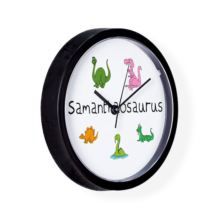 CafePress Samanthaosaurus 10" Wall Clock (115496336)
