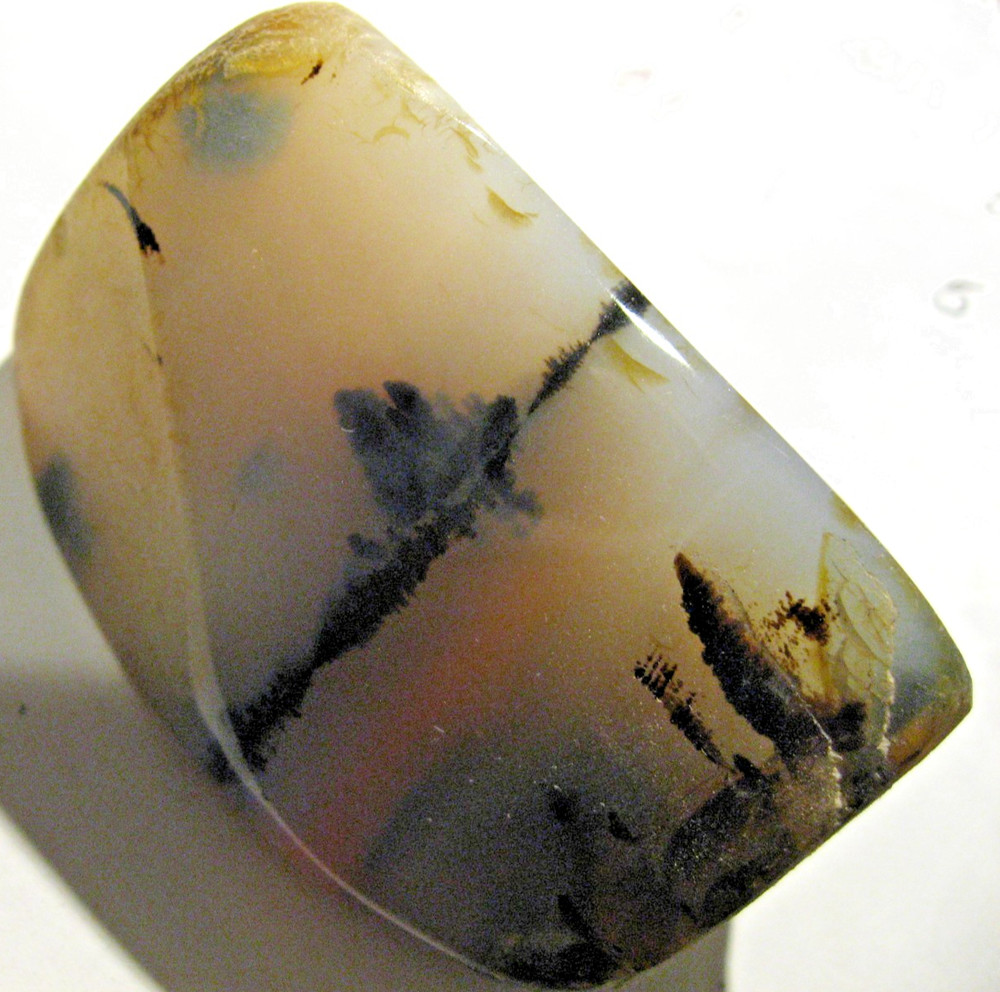 rle MONTANA AGATE ROUGH 0.32 lbs. DENDRITIC, EXCELLENT!
